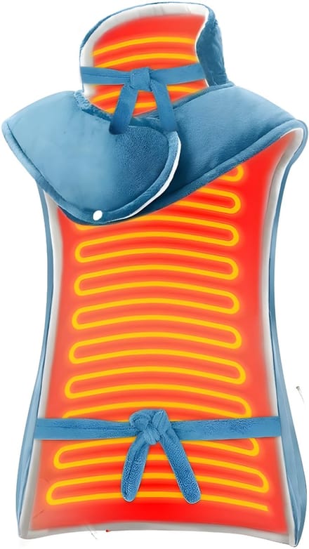 AHD® Warmtekussen - Warmtekussen Oplaadbaar - Warmtekussen Elektrisch - Blauw - 31cm x 22cm x 8cm
