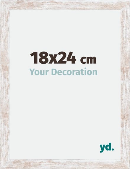 Your Decoration - Fotolijst 18x24 cm - MDF - White Wash - Catania
