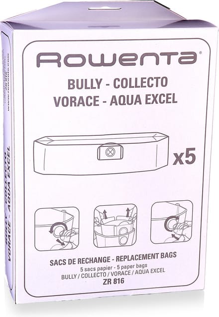 Rowenta Bully ZR816 - Stofzuigerzakken - 4 stuks