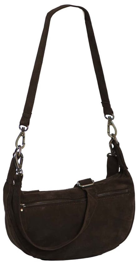 Daniel Ray Louisvale Suede Leren Schoudertas - Bruin