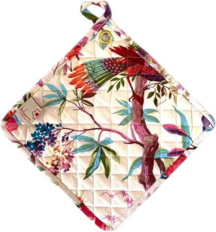 Imbarro - Pannenlappen set van 2 - Paradise ecru - 25x25cm - Imbarro