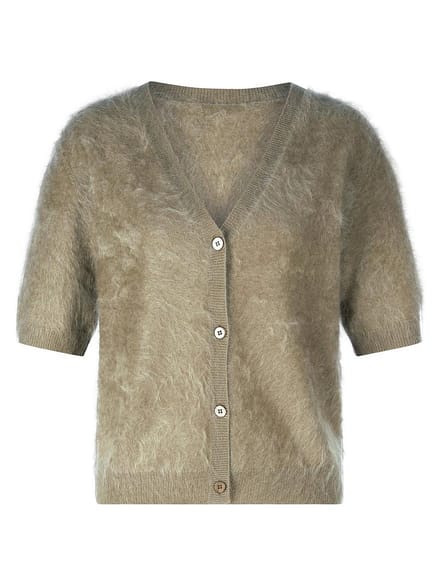 Vest 100% kasjmier Van Peter Hahn groen