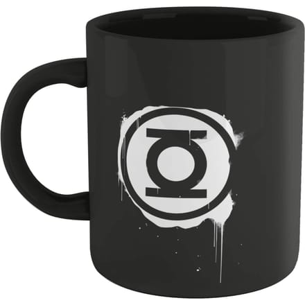 Green Lantern Graffiti Mug - Black