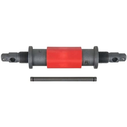 KS Tools 150.1964 2-in-1 spindel rechts- en linksdraaiend met knevel