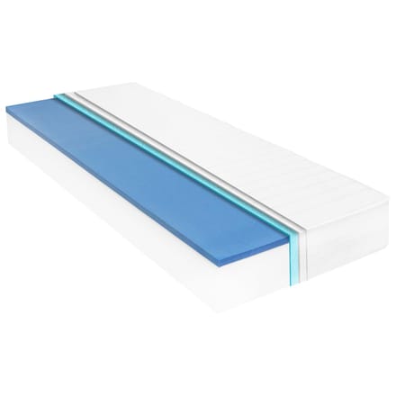 vidaXL - Matras - 18 - cm - visco-traagschuim - 90x200 - cm - H2
