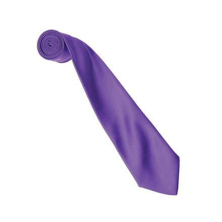 Premier Kleurencollectie Satijnen Stropdas (Rijke Violet)