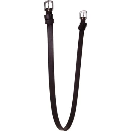BR Keelriem BR m/2 ronde gespen Full Zwart Metal Silver