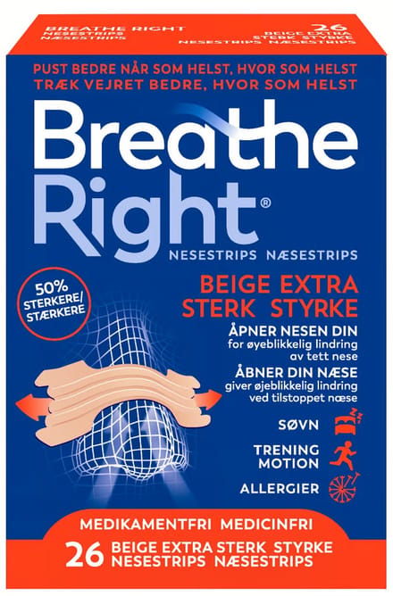 Breathe Right Nasal Strips Extra Strength 26 st
