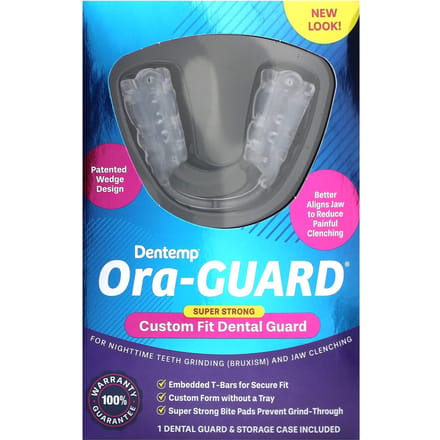 Dentemp, Ora-Guard, op maat gemaakte gebitsbeschermer, 1 gebitsbeschermer en opbergdoos