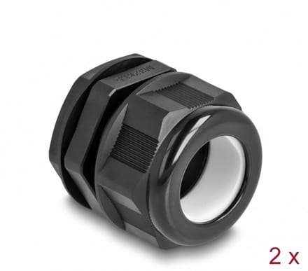 Ex kabelwartel m32 zwarte 2 stuks