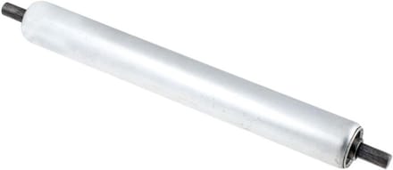Transportrol - Conveyor Roller - Materiaaltransport - Koolstofstaal Constructie - 25mm x 200mm - Zilverkleurig