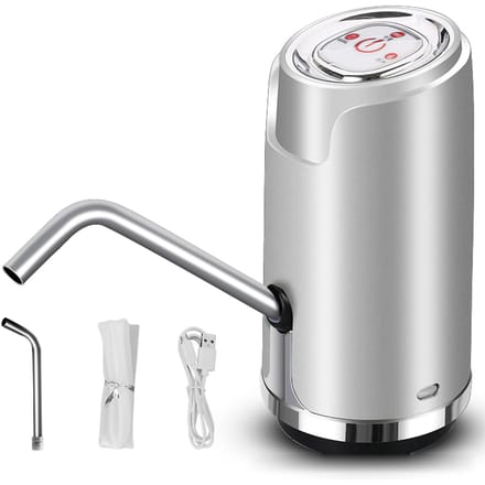 Waterdispenser ABS Elektrisch USB Intelligent Kwantitatief Spuitlak Drankpomp voor Buiten gray