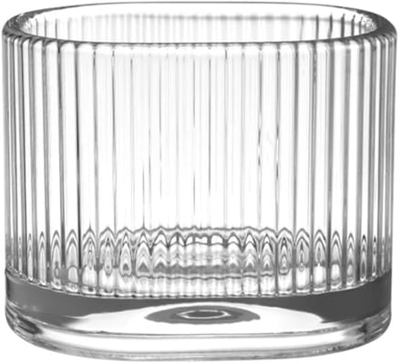 Orrefors Magica theelichthouder super ellipse H7cm D9cm helder