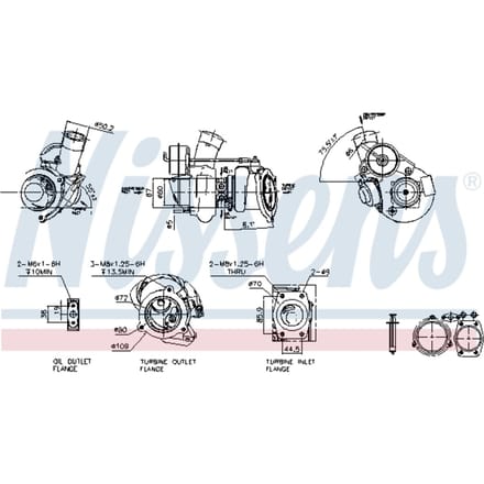 Supercharger, drukvulling NISSENS 93147
