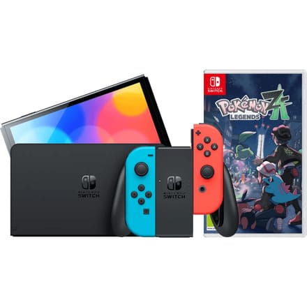 Nintendo Switch OLED Blauw/Rood + Pokémon Legends: Z-A