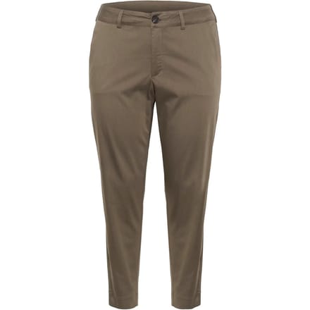 Damesbroek 7/8 chino KAFFE Curve Leana