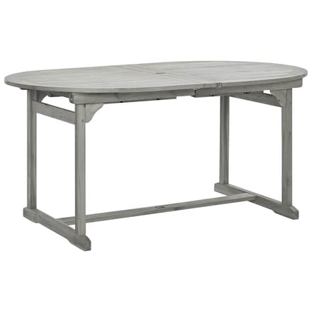 vidaXL - Tuintafel - (160-240)x100x75 - cm - massief - acaciahout