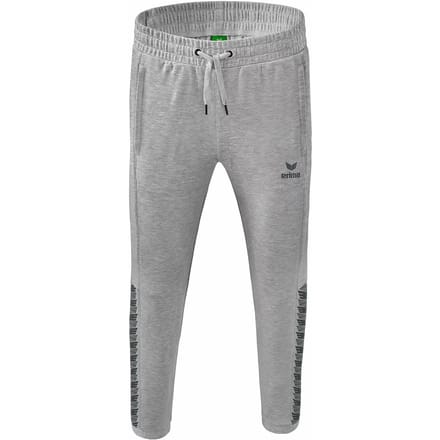 Erima Essential Team Sweatbroek Kinderen - Slate Grey / Licht Grey Melange | Maat: 152