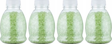 Claudius Badzout Eucalyptus - 375 gram - Fles met transparante dop - Set van 4 stuks