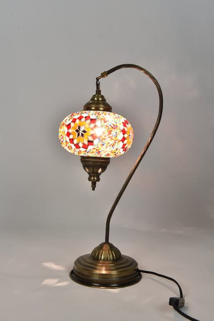 Handgemaakte Turkse Nachtlamp multicolour Oosterse sprookjeslamp