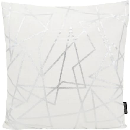 Gek op kussens! Sierkussen azra silver / white | 45 x 45 cm | katoen