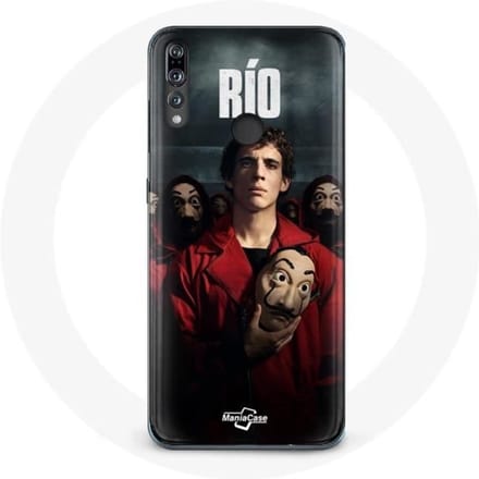 Coque - La Casa De Papel - Huawei P30 Lite - Souple - Noir - Rio Masque
