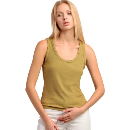Top Admas Tanktop Metallic Holes