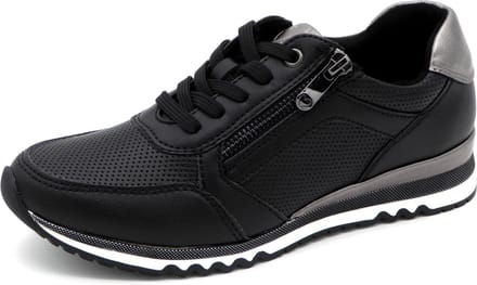 Marco Tozzi Dames Sneaker - 23782-091 Zwart/Combi - Maat 39