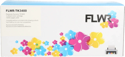 FLWR Kyocera Mita TK-3400 zwart (Huismerk (compatible))