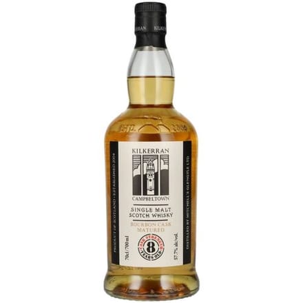 Kilkerran Glengyle Distillery 8 Years Old Campbeltown Single Malt Bourbon Cask Matured 57,7% Vol. 0,7l