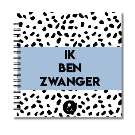 Invulboek zwangerschap | Ik ben zwanger | Dots Blauw