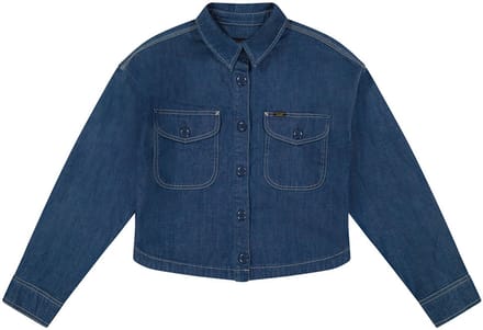 Lee 112370962 Overhemd Met Lange Mouwen Blauw M Vrouw