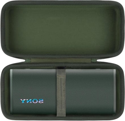 Duurzame Hard Case voor Draagbare Bluetooth Speaker - Bescherming, Stijl en Functionaliteit in Forest Grey