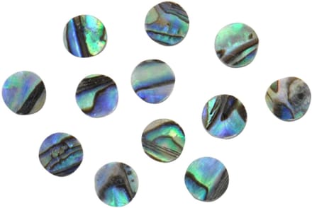 Göldo Dot 4,5mm Abalone 12er pakket - Gitaaronderdeel