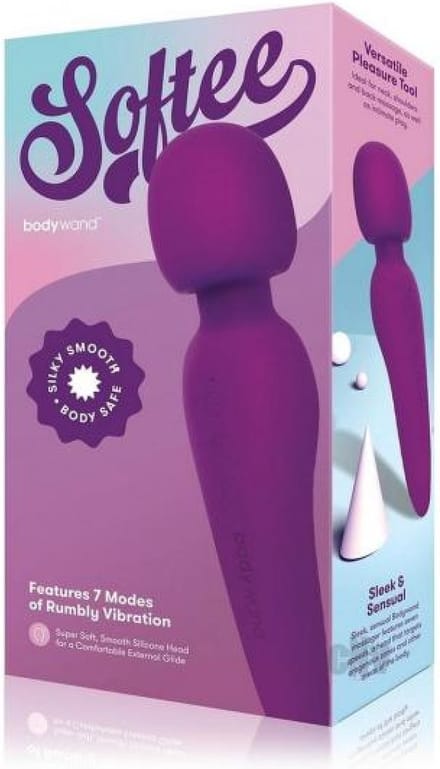 BodyWand Softee Siliconen Wand in Paars