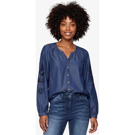 DIDI Dames Blouse Smile Denim dark blue maat 38