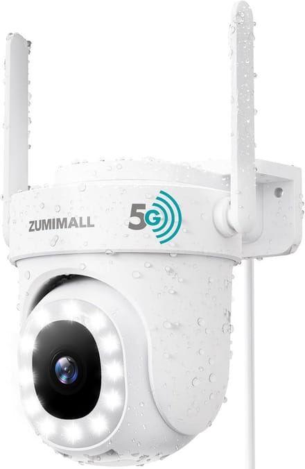 Bewakingscamera voor buiten 5MP met nachtzicht en cloudopslag