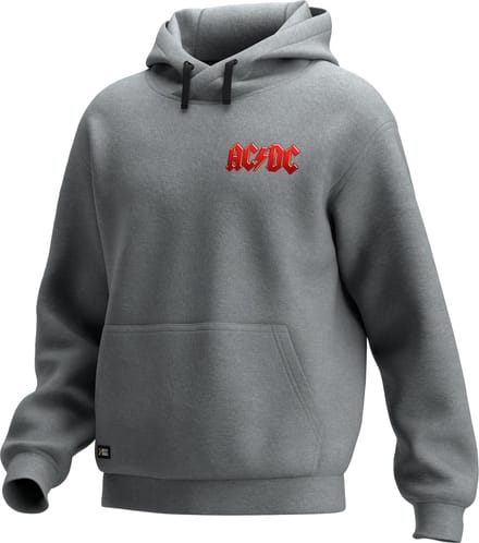 AC/DC hoodie grijs XXL