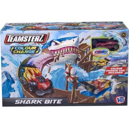 Teamsterz Colour Change Shark Bite Playset Voertuigen