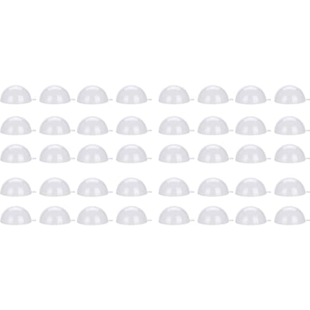 20 Stuks Vulbare Transparante Plastic Bal Bruiloft Kerst Decoratie Ornamenten (5 cm) white