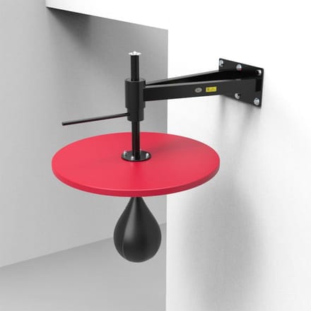 Speed Bag Platform - Boksbal Platform - Bokstraining Thuis - Verstelbare Hoogte - Muurbevestiging - Zwart