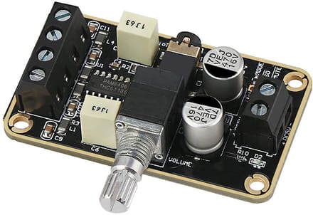 Audio Versterker - Digitale Eindversterker - Stereo Geluid - Compact Klasse D - 55 x 32 mm