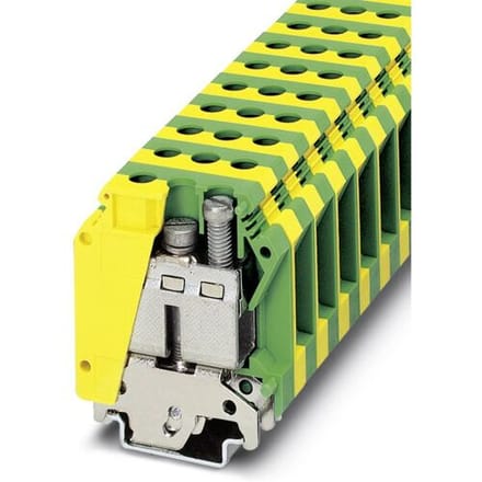 Phoenix Contact 0444019 Aardklem 3-etages 15.2 mm Schroeven Groen, Geel 25 stuk(s)