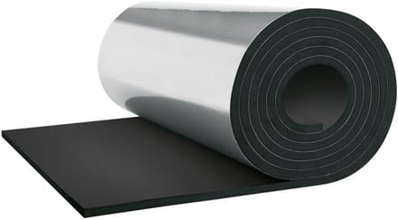 Zelfklevende Isolatiematten Rubber 6mm - Flexibel Condensatie- en Vorstbescherming