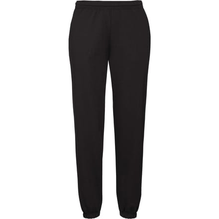 Fruit of the Loom Heren Klassiek Elastisch Manchet Joggingbroek (Zwart)