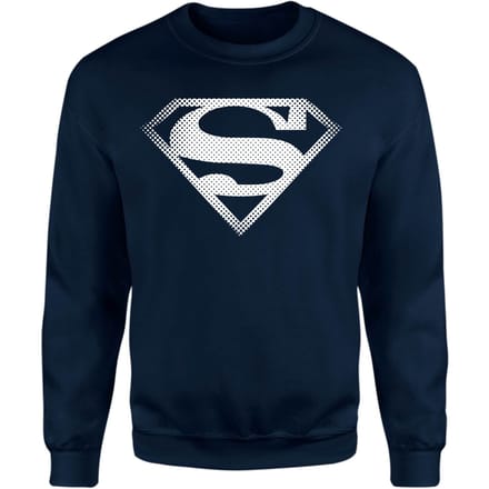 Superman Spot Logo Sweatshirt - Navy - XS