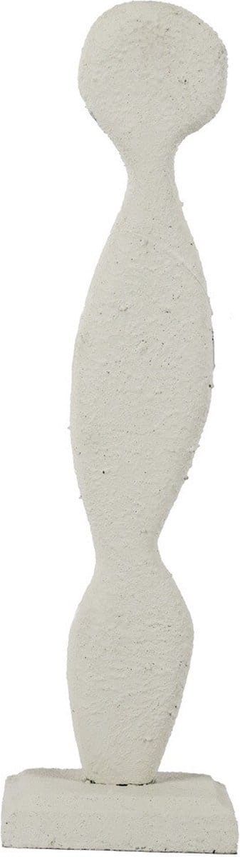 HomeBound by KY | Ornament structuur wit | 8,5x15,5x41cm | decoratie beeld