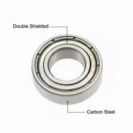 Diepe Groef Kogellager Rubber Afdichting Inham Lagers ZZ, ABEC-1, 4Pcs, 686 6x13x5mm