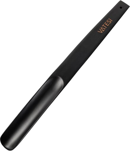 VATESI® Schoenlepel Lang - Schoentrekker van Hout - 38 CM - Zwart