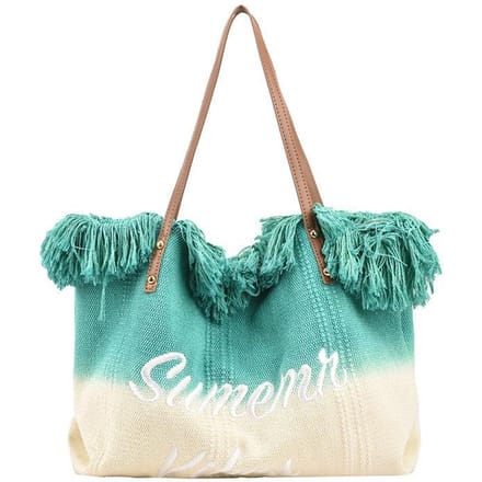 Niche Tas Dames Tote Tas Mode Wol Franje Schoudertas Handtas blue